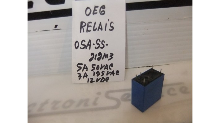 OEG OSA-SS-212M3 relay 12VDC